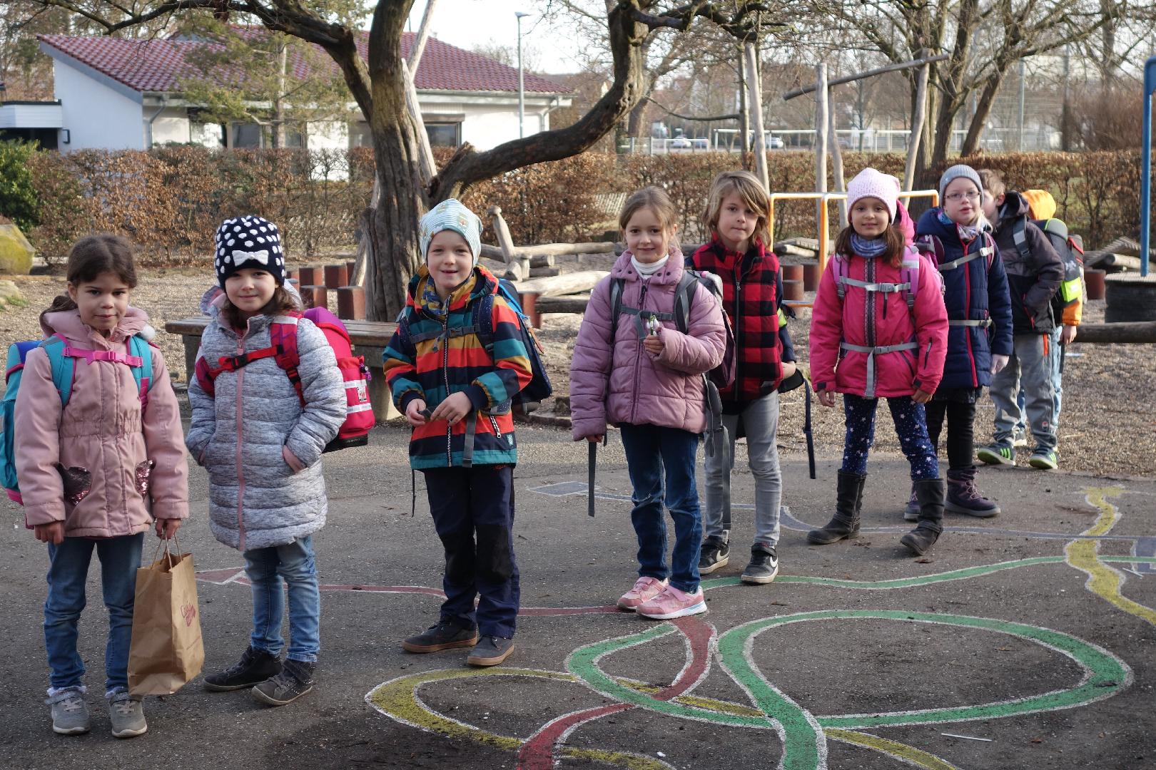 Foto Aufstellen Klasse 1